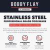 imageGreenPan x Bobby Flay 10 Piece Stainless Steel Cookware Set TriPly Multiclad Pots ampamp Pans Professional Grade Oven ampamp Broiler Safe to 600F Dishwasher Safe Durable Induction Compatible SilverStainless Steel