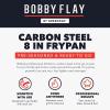imageGreenPan x Bobby Flay 10quot Carbon Steel Frying Pan Skillet PreSeasoned Naturally Nonstick PFASFree HeavyDuty HighHeat Safe Durable ampamp Versatile for Stovetop Oven Grill ampamp Open Flame CookingBlack