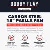 imageGreenPan x Bobby Flay 10quot Carbon Steel Frying Pan Skillet PreSeasoned Naturally Nonstick PFASFree HeavyDuty HighHeat Safe Durable ampamp Versatile for Stovetop Oven Grill ampamp Open Flame CookingBlack