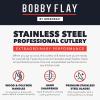 imageGreenPan x Bobby Flay 13 Piece Stainless Steel Cutlery Kitchen Knife Block Set Premium Stainless Steel Blades Acacia Wood Knife Block Hand Finished Ergonomic Wood Handle Damascus Steel DesignStainless Steel