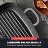 imageGreenPan x Bobby Flay Cast Iron 11 Square Grill Pan PreSeasoned Professional Grade Heavy Duty Skillet Helper Handles Induction Suitable Stovetop Oven BBQ ampamp Fire Indoor ampamp Outdoor Use BlackBlack