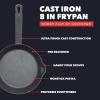 imageGreenPan x Bobby Flay Cast Iron 11 Square Grill Pan PreSeasoned Professional Grade Heavy Duty Skillet Helper Handles Induction Suitable Stovetop Oven BBQ ampamp Fire Indoor ampamp Outdoor Use BlackBlack