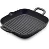 imageGreenPan x Bobby Flay Cast Iron 11 Square Grill Pan PreSeasoned Professional Grade Heavy Duty Skillet Helper Handles Induction Suitable Stovetop Oven BBQ ampamp Fire Indoor ampamp Outdoor Use BlackBlack