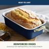 imageGreenPan Bakeware Set 7 Piece Nonstick Ceramic Gold Handle Baking Sheets Cake Pans Loaf Pan Muffin Tin Cooling Rack PFAS ampamp BPA Free Freezer to Oven Dish Bake ampamp Roast Ovenware Sage GreenOxford Blue