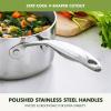 imageGreenPan Valencia TriPly Stainless Steel 16QT Sauce Pan with Lid Induction Ready Mirror Finish Dishwasher Safe ampamp OvenBroiler Safe to 600F Compatible with All Cooktops Chefs Cooking PotCoated Stainless Steel