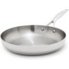 imageGreenPan Valencia TriPly Stainless Steel 10quot Frying Pan Induction Ready Skillet Mirror Finish Dishwasher Safe ampamp OvenBroiler Safe to 600F Compatible with All Cooktops SilverStainless Steel