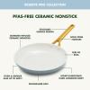 imageGreenPan Nonstick Reserve Pro 10 ampamp 12 Frying Pan Set NSF Certified Ceramic Hard Anodized PFASFree Skillets Stainless Steel Handles Oven ampamp Dishwasher Safe Glacier BlueGlacier Blue