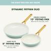 imageGreenPan Nonstick Reserve Pro 10 ampamp 12 Frying Pan Set NSF Certified Ceramic Hard Anodized PFASFree Skillets Stainless Steel Handles Oven ampamp Dishwasher Safe Glacier BlueSeaside Blue