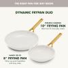 imageGreenPan Nonstick Reserve Pro 10 ampamp 12 Frying Pan Set NSF Certified Ceramic Hard Anodized PFASFree Skillets Stainless Steel Handles Oven ampamp Dishwasher Safe Glacier BlueCream White