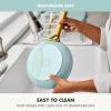 imageGreenPan Nonstick Reserve Pro 8quot 10quot ampamp 12 Frying Pan Set NSF Certified Ceramic Hard Anodized PFASFree Skillets Stainless Steel Handles Oven ampamp Dishwasher Safe Moss GreenSeaside Blue