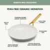imageGreenPan Nonstick Reserve Pro 8quot Frying Pan NSF Certified Ceramic Hard Anodized PFASFree Skillet Stainless Steel Handles Oven ampamp Dishwasher Safe Oyster GrayMoss Green