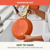 imageGreenPan Nonstick Reserve Pro 8quot Frying Pan NSF Certified Ceramic Hard Anodized PFASFree Skillet Stainless Steel Handles Oven ampamp Dishwasher Safe Oyster GrayHarvest Orange