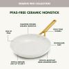 imageGreenPan Nonstick Reserve Pro 8quot Frying Pan NSF Certified Ceramic Hard Anodized PFASFree Skillet Stainless Steel Handles Oven ampamp Dishwasher Safe Oyster GrayCream White