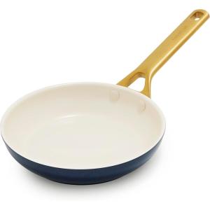 imageGreenPan Nonstick Reserve Pro 8quot Frying Pan NSF Certified Ceramic Hard Anodized PFASFree Skillet Stainless Steel Handles Oven ampamp Dishwasher Safe Oyster GrayTwilight Blue