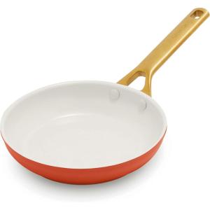 imageGreenPan Nonstick Reserve Pro 8quot Frying Pan NSF Certified Ceramic Hard Anodized PFASFree Skillet Stainless Steel Handles Oven ampamp Dishwasher Safe Oyster GrayHarvest Orange