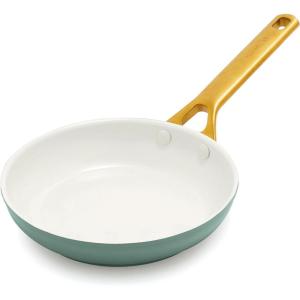 imageGreenPan Nonstick Reserve Pro 8quot Frying Pan NSF Certified Ceramic Hard Anodized PFASFree Skillet Stainless Steel Handles Oven ampamp Dishwasher Safe Oyster GrayMoss Green