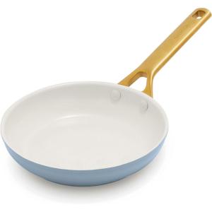 imageGreenPan Nonstick Reserve Pro 8quot Frying Pan NSF Certified Ceramic Hard Anodized PFASFree Skillet Stainless Steel Handles Oven ampamp Dishwasher Safe Oyster GrayGlacier Blue