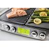 imageGreenPan Elite XL Smokeless Grill and Griddle Healthy Ceramic Nonstick InterchangeableRemoveable Cast Aluminum Plates Indoor BBQ Sear Sizzle LCD Display Splash Guard Drip Tray PFASFree BlackStainless Steel