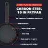 image:imageGreenPan x Bobby Flay 18 x 11 Carbon Steel Double Burner Pan PreSeasoned Ready to Use Induction Compatible High Heat amp Oven Safe Durable Cookware Cast Iron AlternativeBlack