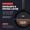 image:imageGreenPan x Bobby Flay 18 x 11 Carbon Steel Double Burner Pan PreSeasoned Ready to Use Induction Compatible High Heat amp Oven Safe Durable Cookware Cast Iron AlternativeBlack