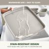 image:imageGreenPan Premiere Ovenware Healthy Ceramic Nonstick 8 Square Cake Baking Pan PFASFree WarpFree Bakeware Durable Quick Heating Oven amp Broiler Safe to 600F Dishwasher Safe TaupeTaupe