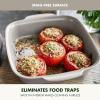 image:imageGreenPan Premiere Ovenware Healthy Ceramic Nonstick 8 Square Cake Baking Pan PFASFree WarpFree Bakeware Durable Quick Heating Oven amp Broiler Safe to 600F Dishwasher Safe TaupeTaupe