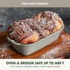 image:imageGreenPan Premiere Ovenware Healthy Ceramic Nonstick 8 Square Cake Baking Pan PFASFree WarpFree Bakeware Durable Quick Heating Oven amp Broiler Safe to 600F Dishwasher Safe TaupeTaupe