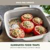 image:imageGreenPan Premiere Ovenware Healthy Ceramic Nonstick 8 Square Cake Baking Pan PFASFree WarpFree Bakeware Durable Quick Heating Oven amp Broiler Safe to 600F Dishwasher Safe TaupeTaupe