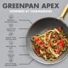 image:imageGreenPan Hybrid 10 Nonstick Stainless Steel Frying Pan Skillet APEX TriPly Thermobond PFASFree Ceramic Cookware Induction amp All Cooktop Compatible Oven Temp to 850F Dishwasher Safe GoldGold