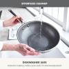 image:imageGreenPan Hybrid 10 Nonstick Stainless Steel Frying Pan Skillet APEX TriPly Thermobond PFASFree Ceramic Cookware Induction amp All Cooktop Compatible Oven Temp to 850F Dishwasher Safe GoldSilver