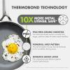 image:imageGreenPan Hybrid 10 Nonstick Stainless Steel Frying Pan Skillet APEX TriPly Thermobond PFASFree Ceramic Cookware Induction amp All Cooktop Compatible Oven Temp to 850F Dishwasher Safe GoldSilver