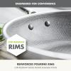 image:imageGreenPan Hybrid 10 Nonstick Stainless Steel Frying Pan Skillet APEX TriPly Thermobond PFASFree Ceramic Cookware Induction amp All Cooktop Compatible Oven Temp to 850F Dishwasher Safe GoldSilver