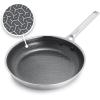 image:imageGreenPan Hybrid 10 Nonstick Stainless Steel Frying Pan Skillet APEX TriPly Thermobond PFASFree Ceramic Cookware Induction amp All Cooktop Compatible Oven Temp to 850F Dishwasher Safe GoldSilver