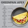 image:imageGreenPan Hybrid 95 amp 11 Nonstick Stainless Steel Frying Pan Set APEX TriPly Thermobond PFASFree Ceramic Skillets Induction amp All Cooktop Compatible Oven Temp to 850F Dishwasher Safe GoldGold