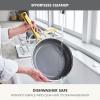 image:imageGreenPan Hybrid 95 amp 11 Nonstick Stainless Steel Frying Pan Set APEX TriPly Thermobond PFASFree Ceramic Skillets Induction amp All Cooktop Compatible Oven Temp to 850F Dishwasher Safe GoldGold