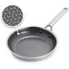 image:imageGreenPan Hybrid 10 Nonstick Stainless Steel Frying Pan Skillet APEX TriPly Thermobond PFASFree Ceramic Cookware Induction amp All Cooktop Compatible Oven Temp to 850F Dishwasher Safe GoldSilver