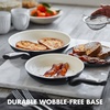image:imageGreenPan Rio Advanced 10 and 12 Frying Pan Skillet Set Ceramic Nonstick PFASFree Pans Induction Ready Dishwasher and Oven Safe Cream WhiteBlack