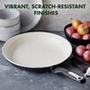 image:imageGreenPan Rio Advanced 10 and 12 Frying Pan Skillet Set Ceramic Nonstick PFASFree Pans Induction Ready Dishwasher and Oven Safe Cream WhiteBlack