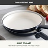 image:imageGreenPan Rio Advanced 10 and 12 Frying Pan Skillet Set Ceramic Nonstick PFASFree Pans Induction Ready Dishwasher and Oven Safe Cream WhiteBlack
