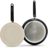 image:imageGreenPan Rio Advanced 10 and 12 Frying Pan Skillet Set Ceramic Nonstick PFASFree Pans Induction Ready Dishwasher and Oven Safe Cream WhiteBlack