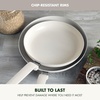 image:imageGreenPan Rio Advanced 10 and 12 Frying Pan Skillet Set Ceramic Nonstick PFASFree Pans Induction Ready Dishwasher and Oven Safe Cream WhiteCream White