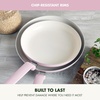 image:imageGreenPan Rio Advanced 10 and 12 Frying Pan Skillet Set Ceramic Nonstick PFASFree Pans Induction Ready Dishwasher and Oven Safe Cream WhitePink