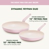 image:imageGreenPan Rio Advanced 10 and 12 Frying Pan Skillet Set Ceramic Nonstick PFASFree Pans Induction Ready Dishwasher and Oven Safe Cream WhitePink