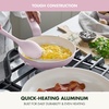 image:imageGreenPan Rio Advanced 12 Piece Cookware Set Ceramic Nonstick PFASFree Pots amp Pans with Cooking Utensils Induction Ready Dishwasher amp Oven Safe PinkPink