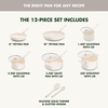 image:imageGreenPan Rio Advanced 12 Piece Cookware Set Ceramic Nonstick PFASFree Pots amp Pans with Cooking Utensils Induction Ready Dishwasher amp Oven Safe PinkCream White