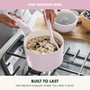 image:imageGreenPan Rio Advanced 12 Piece Cookware Set Ceramic Nonstick PFASFree Pots amp Pans with Cooking Utensils Induction Ready Dishwasher amp Oven Safe PinkPink