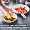 image:imageGreenPan Rio Advanced 12 Piece Cookware Set Ceramic Nonstick PFASFree Pots amp Pans with Cooking Utensils Induction Ready Dishwasher amp Oven Safe PinkPink