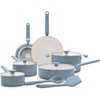 image:imageGreenPan Rio Advanced 12 Piece Cookware Set Ceramic Nonstick PFASFree Pots amp Pans with Cooking Utensils Induction Ready Dishwasher amp Oven Safe PinkBlue