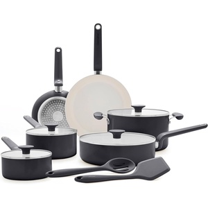 image:imageGreenPan Rio Advanced 12 Piece Cookware Set Ceramic Nonstick PFASFree Pots amp Pans with Cooking Utensils Induction Ready Dishwasher amp Oven Safe PinkBlack
